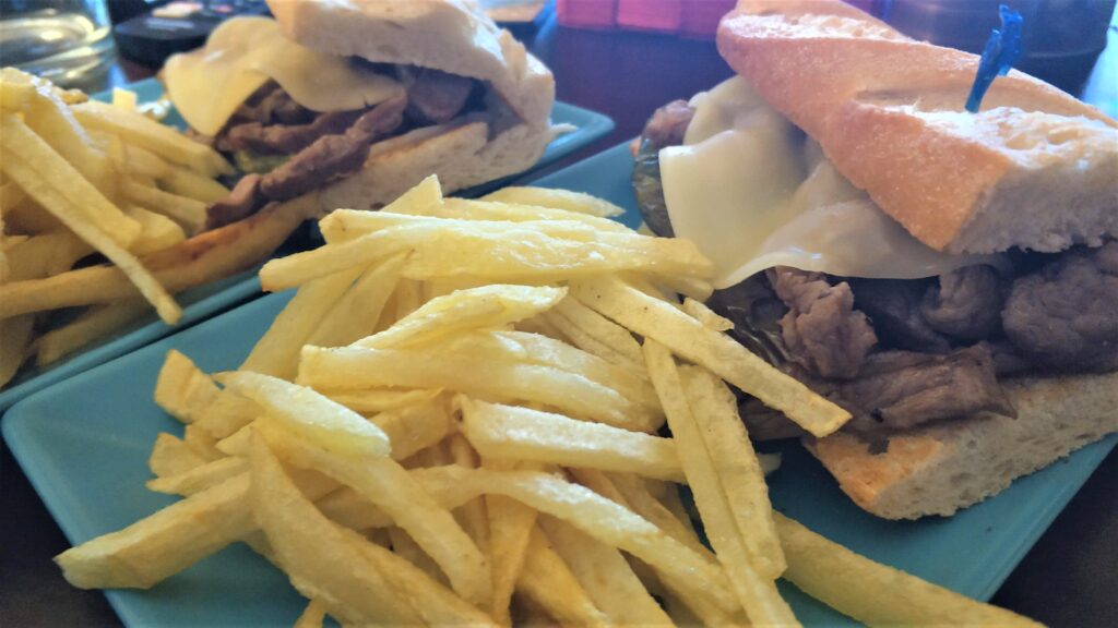 Bocadillo de ternera y queso