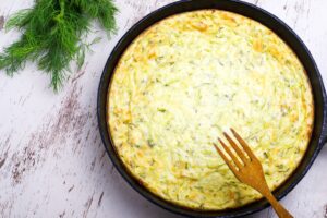 Pastel de Calabacín y Bonito