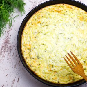Pastel de Calabacín y Bonito