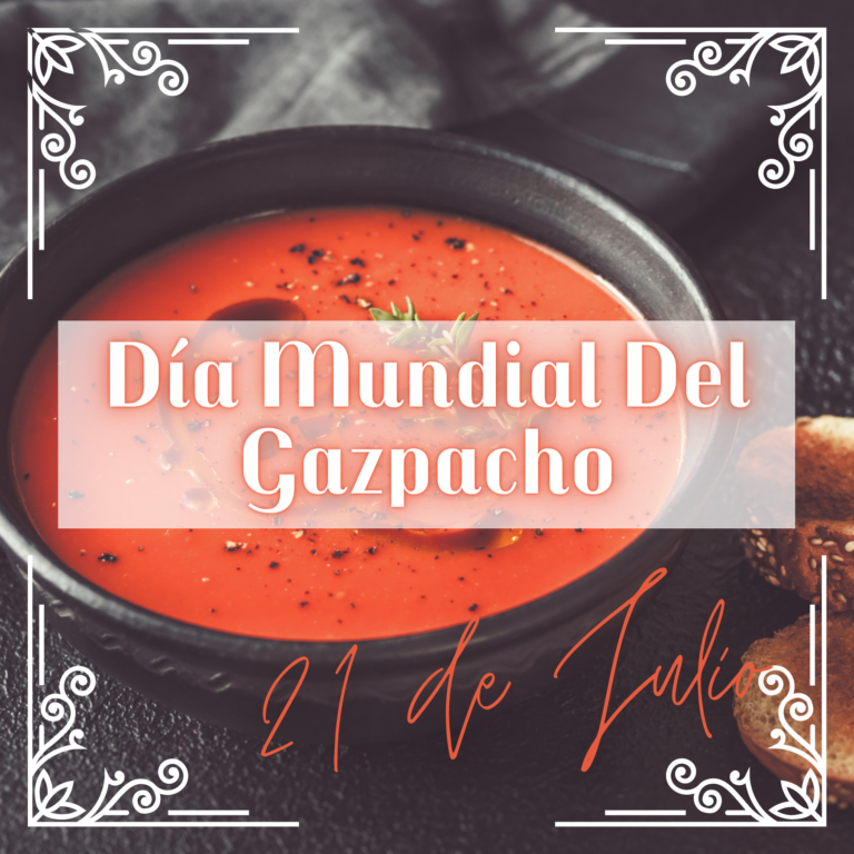 Celebra el Día del Gazpacho, la sopa fría más popular de nuestra gastronomía