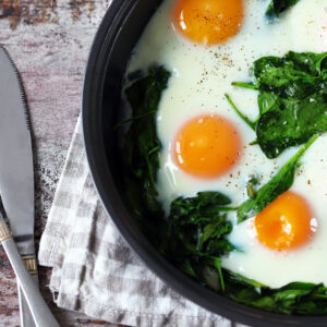 Receta de Acelgas a la Crema con Huevo