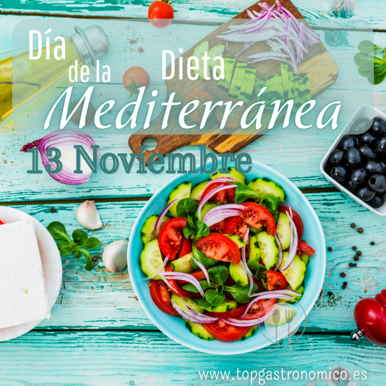 Celebra el Día de la Dieta Mediterránea, la más saludable y rica, cada 13 de Noviembre