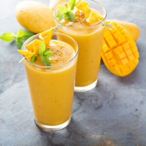 RECETA DE SMOOTHIE DE MANGO Y PLÁTANO