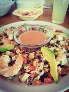 El ceviche que no esperabas, de gambas y mango, la combinación perfecta