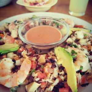 El ceviche que no esperabas, de gambas y mango, la combinación perfecta