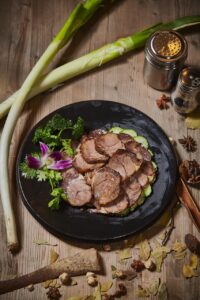 lomo de cerdo al ajillo