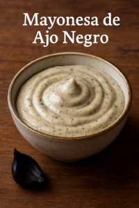 Mayonesa de Ajo Negro