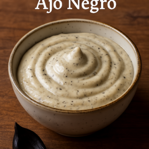 Mayonesa de Ajo Negro