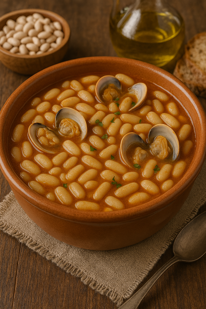 Guiso de Alubias con Almejas: Un Plato Reconfortante y Sabroso para Disfrutar en Familia