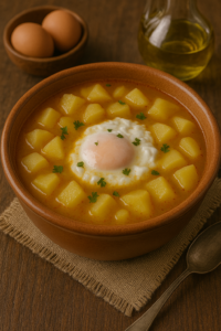 Caldo de Patatas con Huevo Escalfado: Un Plato Reconfortante para la Semana Santa