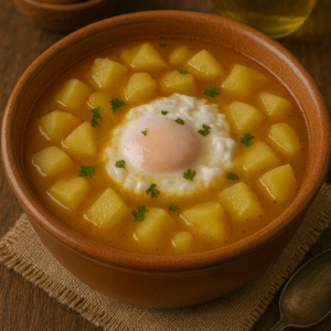 Caldo de Patatas con Huevo Escalfado: Un Plato Reconfortante para la Semana Santa