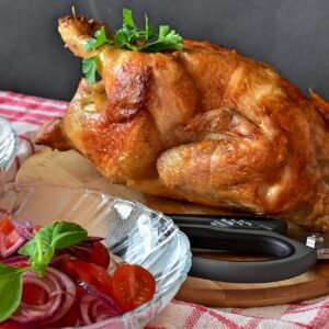 Un Asado con Glamour: Pollo al Horno con Uvas y Vino Blanco