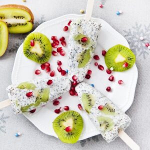 Helados de Kiwi y Chía