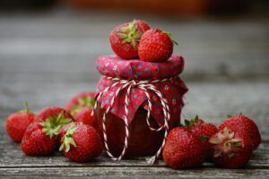 mermelada de fresas y chía