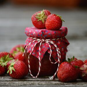 mermelada de fresas y chía