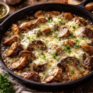 Boletus con Queso Fundido, un Plato Elegante y Fácil de Preparar