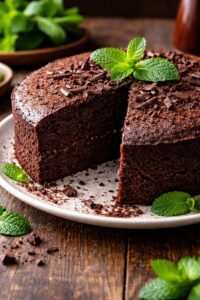 Bizcocho de Chocolate y Menta: Un postre fresco y tentador para cualquier ocasión