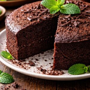 Bizcocho de Chocolate y Menta: Un postre fresco y tentador para cualquier ocasión