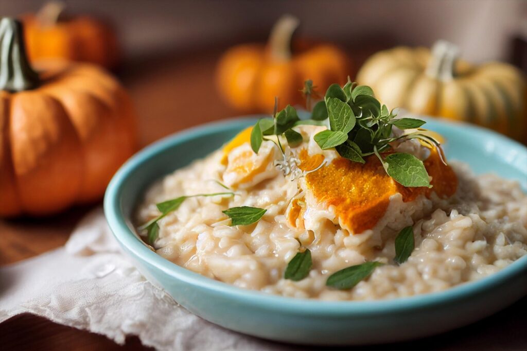 Risotto con parmesano y chocolate blanco, un plato salado que sorprende desde el primer bocado