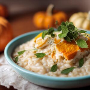Risotto con parmesano y chocolate blanco, un plato salado que sorprende desde el primer bocado